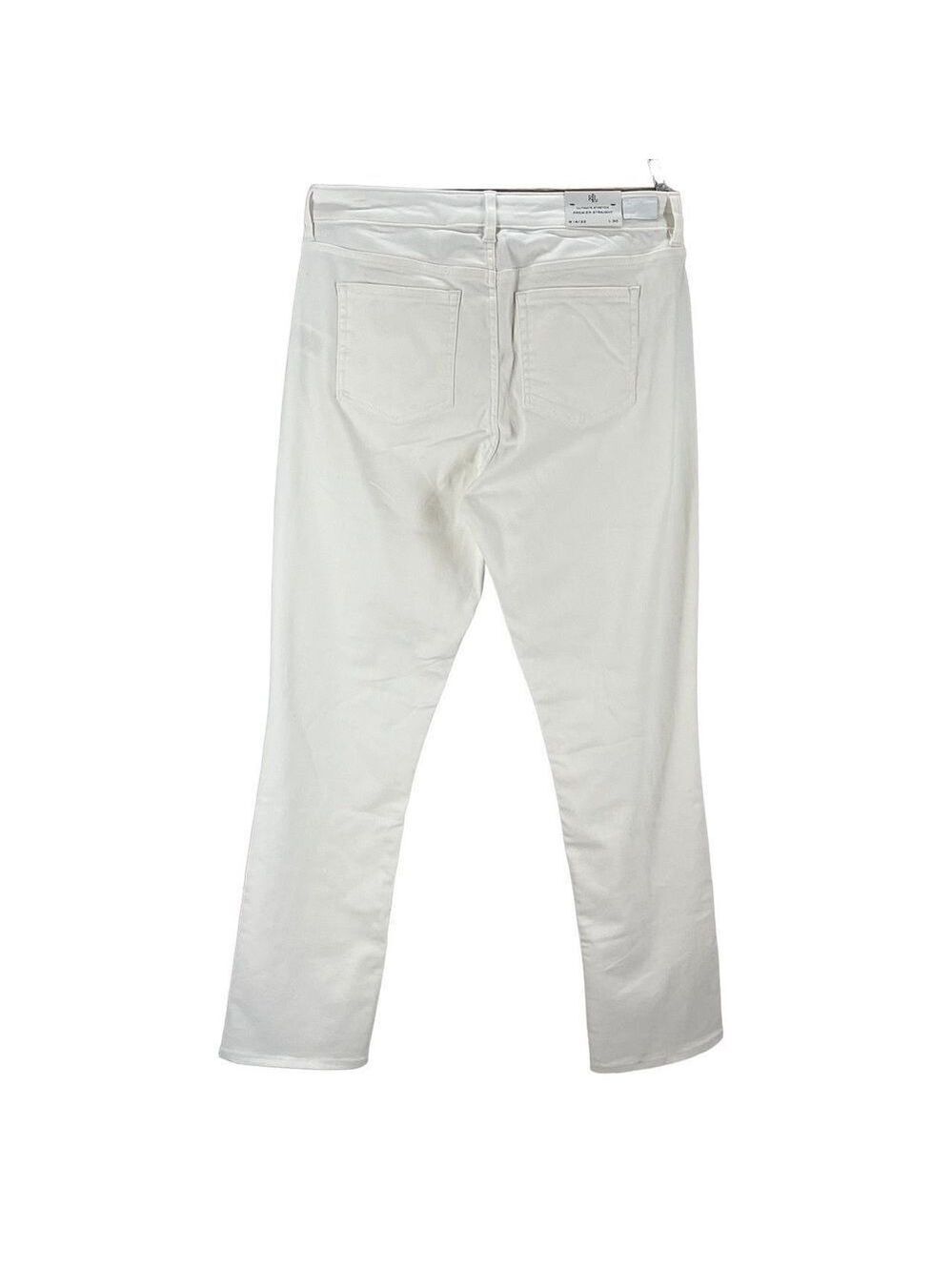 $99 Ralph Lauren Premier Straight size 14 NWT White